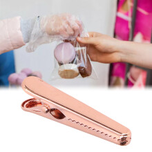 Verschlussclip 7,9 cm Rosegold Eisen Langlebiger Griff Küche Büro