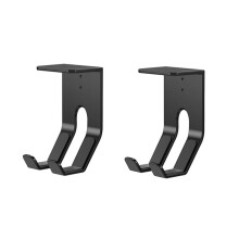 2PCS Suspended Under Table for /PS5/PS4 Game Console Storage Stand Game Controller Headphone Holder NO Punching C