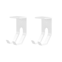 2PCS Suspended Under Table for /PS5/PS4 Game Console Storage Stand Game Controller Headphone Holder NO Punching B