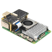 X1300 -Compatible to CSI-2 Module with I2S Audio Accessory Board Supports 1080P@60fp I2S Audio for Raspberry Pi 5