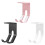 2PCS Suspended Under Table for /PS5/PS4 Game Console Storage Stand Game Controller Headphone Holder NO Punching C 6