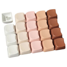 20PCS PBT Cute Cat Shaped Keycaps for Switches Mechanical Keyboard Mixed Colors