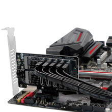 New M.2  to PCIE Adapter Card Double Disc Dual-Disk Array Card PCIe X1/X4/X8/X16 Support M.2 SSD 2230/42/60/80