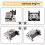 -Compatible Port Replacement Kit for PS4 Pro/Slim Console Interface Socket Repair Accessory for System Maintenance 7