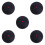5Pcs Adjustable Elastic Black Rubber Bounce Balls for Skill Training 7