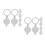 12Pcs Durable Copper Door Security Peephole Cover Privacy Home Use 8
