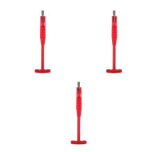 3Pcs Red Tire Valve Core Remover Nylon Tool for Car Valve Stem Repair