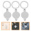 12Pcs Durable Copper Door Security Peephole Cover Privacy Home Use 10