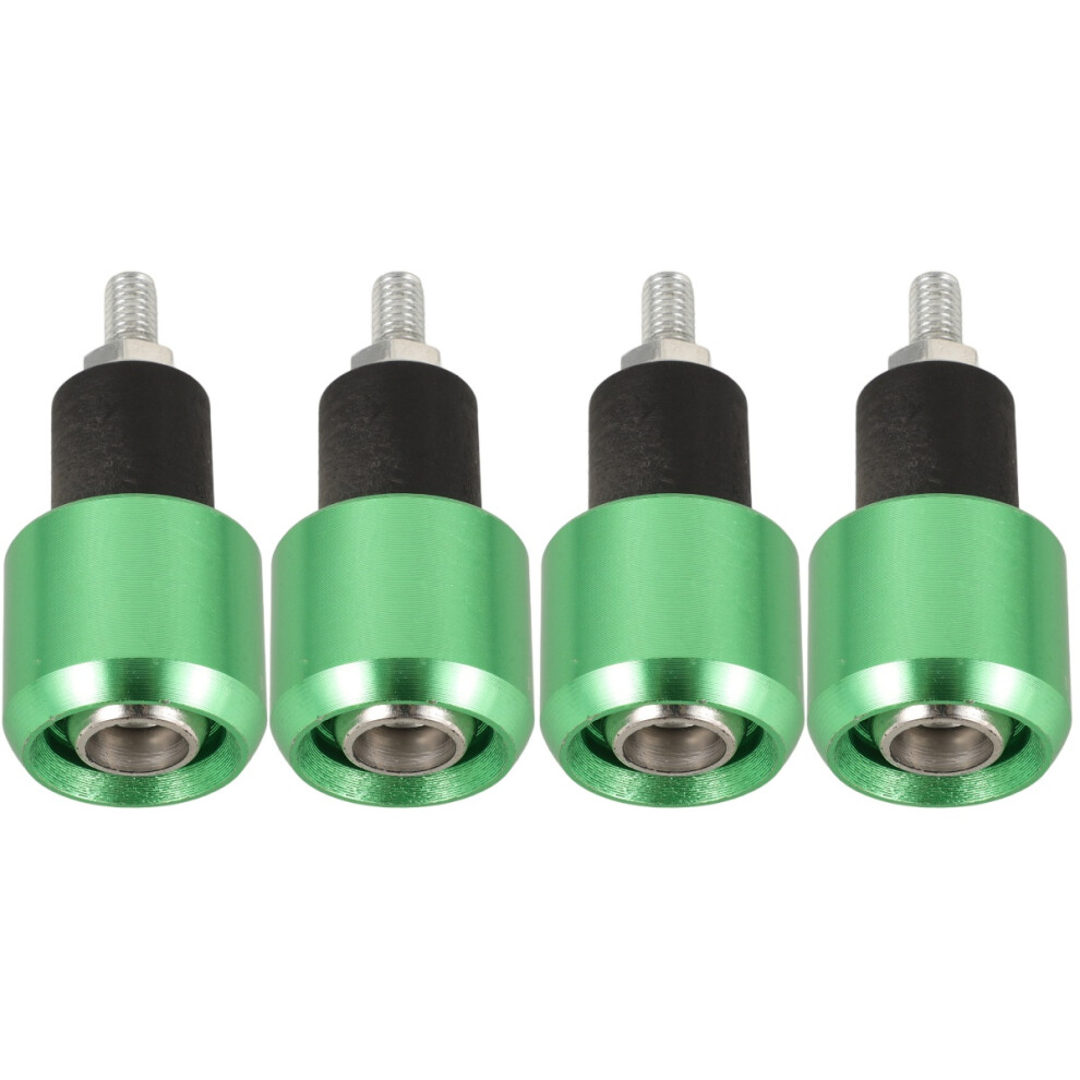 2Pairs Aluminum Motorcycle Handlebar End Plugs For Bike Use Green 3713519449624
