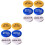 4Sets Colorful Chips Poker Game Tokens Durable Reward Chips 5