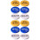 4Sets Colorful Chips Poker Game Tokens Durable Reward Chips 7