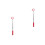 2Pcs Versatile Red Window Opening Rod for Rv Awnings and Sash Windows 4