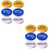 4Sets Colorful Chips Poker Game Tokens Durable Reward Chips 8