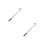2Pcs Versatile Red Window Opening Rod for Rv Awnings and Sash Windows 9