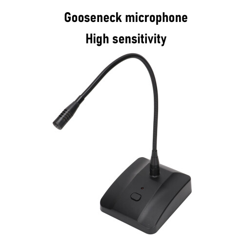 Gooseneck Microphone 360 Adjustable Noise Cancelling, Black 2