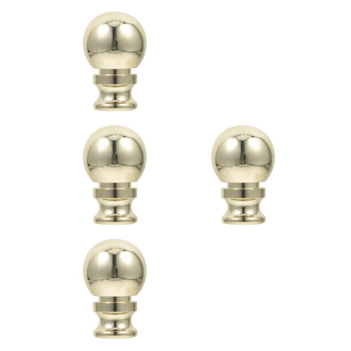 4Pcs Alloy Lamp Finial Cap Decorative Table Lamp Knobs