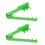 4Pcs Green Rose Thorn Remover Tool Durable Iron Plastic Floral Pruning 2