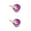 2Pièces Bols À Glace Créatifs Violet En Pour Enfants 1