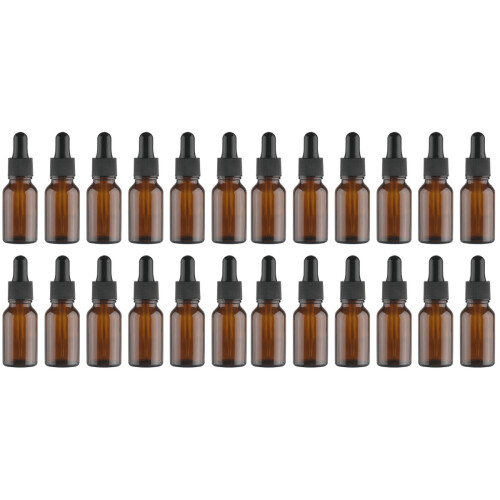 2 Count Essential Oil Containers Empty Glass Aromatherapy Bottle