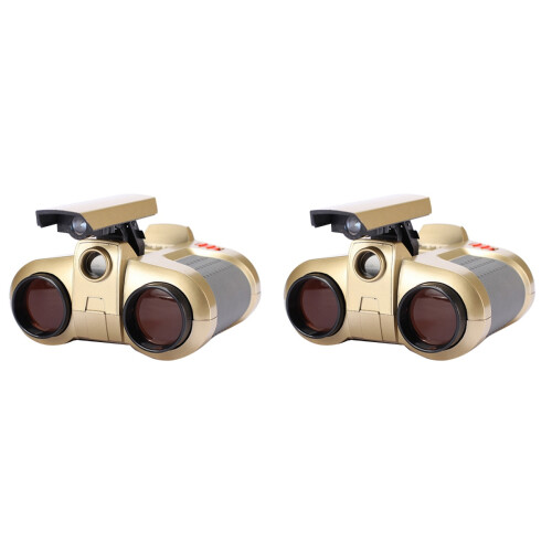 2Pcs Multi Night Vision Binocular Telescope for Kids with Neck Strap