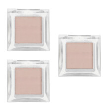 3Pcs High Pigment Matte Eyeshadow Palettes Beige Travel Eye Makeup Set