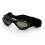 3Pcs Black Dog Sunglasses Uv Goggles with Elastic Adjustable Straps 2