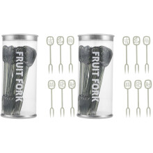 2Sets Green Cocktail and Picks