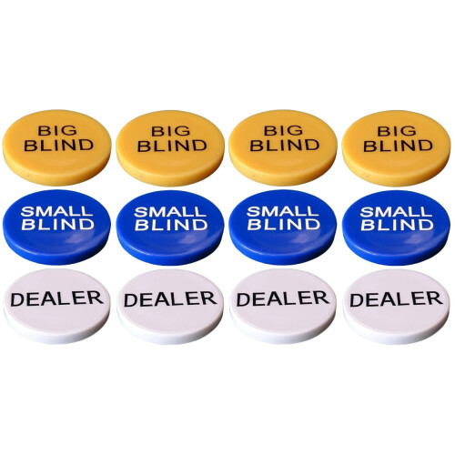 4Sets Colorful Chips Poker Game Tokens Durable Reward Chips