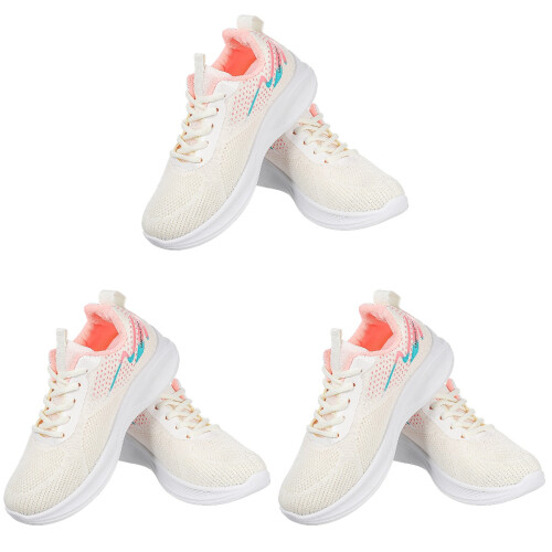 3Paires Sneakers Athlétiques Mesh Et Stabilité