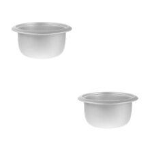 2Pcs Silver Aluminum Inner Pan Non-Stick Rice Cooker Pot for Home Use