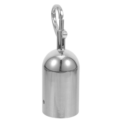 4Pcs Stainless Steel Rope Connector Link Silver Cord End Stopper 1