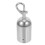 4Pcs Stainless Steel Rope Connector Link Silver Cord End Stopper 3