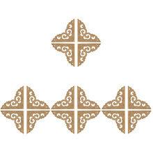16 Pcs Furniture Copper Corner Guard Speaker Cupboard Brass