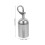 4Pcs Stainless Steel Rope Connector Link Silver Cord End Stopper 10