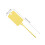 120Pcs Durable Yellow Plastic Cable Ties with Waterproof Writable Tags 2
