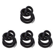 4Pcs Detailed Black Snake Props Soft Rubber Toys for Prank and Play