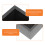 2Pcs Wooden Sake Box Multi-Purpose Cup Holder Black for Home 9