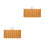 2Pcs Yellow Kitchen Wall Hanging Basket Plastic Iron Storage Organizer 3