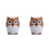 2Pcs Orange Toothpick Box Hand Press Owl Shape Practical Use 6