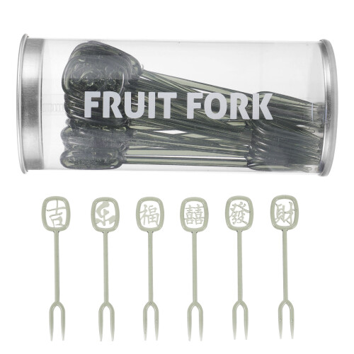 2Sets Green Cocktail and Picks 1
