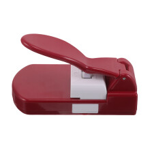Red Puzzle Press Machine Kids DIY Craft Plastic Manual Cutter
