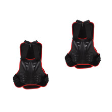 2Pcs Black Protective Vest for Kids Comfortable Ergonomic Riding Gear