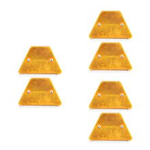 6Pièces Marqueurs Réfléchissants Pour Routes En ABS Durable Étanche