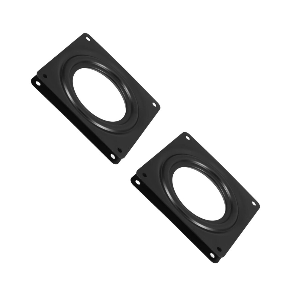 2Pcs Sturdy Black Furniture Swivel Mechanism For Bar Stool And Chair 3721060336256