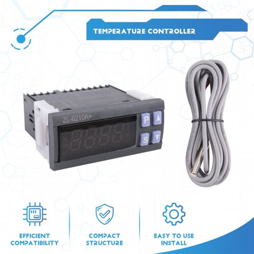 ZL-6210A+ 30A Output,  Temperature Controller, Digital Thermostat,  Thermostat Temperature Controller 1
