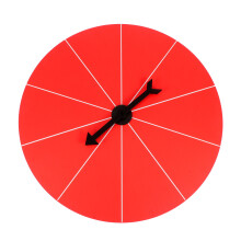3Pcs Wall Game Turntable Orange Prize Wheel for Fundraisers and Events