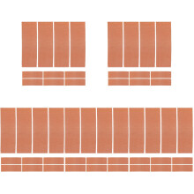 50Pcs Rose Gold Experiment Sheets for Fruit Battery Physics Teaching