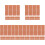 50Pcs Rose Gold Experiment Sheets for Fruit Battery Physics Teaching 1