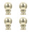 4Pcs Alloy Lamp Finial Cap Decorative Table Lamp Knobs 4