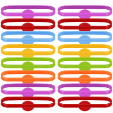 108Pcs Bright Silicone Glass Cup Markers for Wine Glasses At Parties